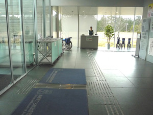 Reception at entrance