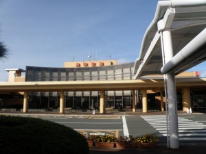 The front face of Tottori Airport (Konan Airport) 